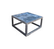 Limited Edition Oak and Zinc Coffee Table Cube 30960