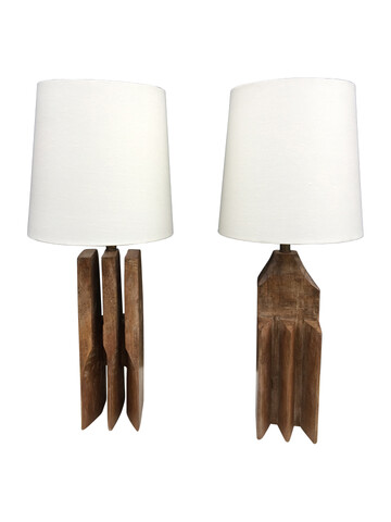 Pair of Limited Edition Modernist Lamps 48170