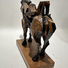 Large Scale 1970's Italian Cubist Ceramic Horse 74083