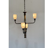 Limited Edition Bronze and Opaline Chandelier 77613