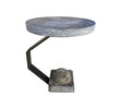 Limited Edition Side Table of Belgian Blue Stone Top 39263
