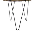 French Rattan Side Table 12814