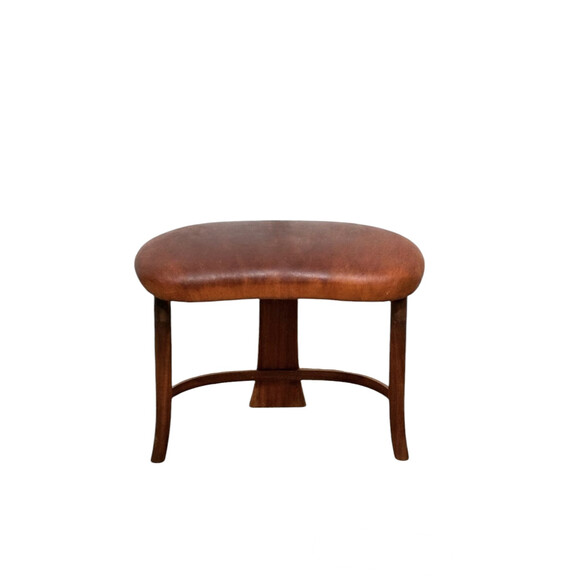 1960's Danish Leather Seat Stool 74320