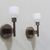Pair of Limited Edition Alabaster and Bronze Sconces 43358