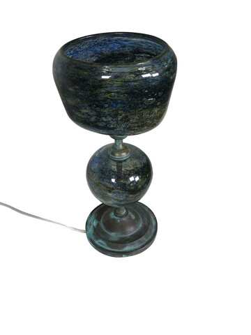Unique French Art Glass Lamp 46556