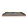 Limited Edition Oak And Vintage Marbleized Paper Tray 36954