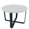 Lucca Studio Marble Top Side Table 12568