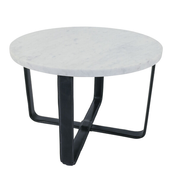 Lucca Studio Marble Top Side Table 12568