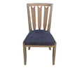Set of (8) Guillerme & Chambron Oak Dining Chairs 34446