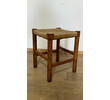 1960's French Rope and Oak Stool 74382