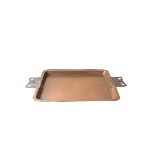 English Arts and Crafts Hammered Copper Tray 68676