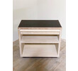 Lucca Studio Paola Night Stand - Leather Top and base 41891