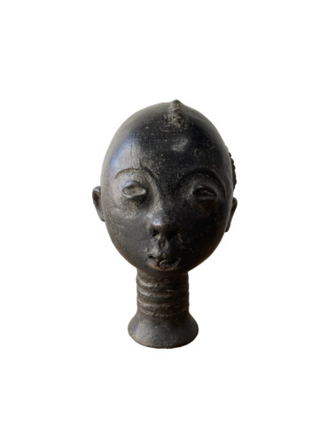Large Scale Terracotta African Head Sculpture 61318