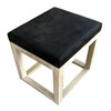 Lucca Studio Bryce Table/Stool with a Vintage Leather Top. 39652