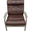 Single Danish Leather Arm Chair 43433