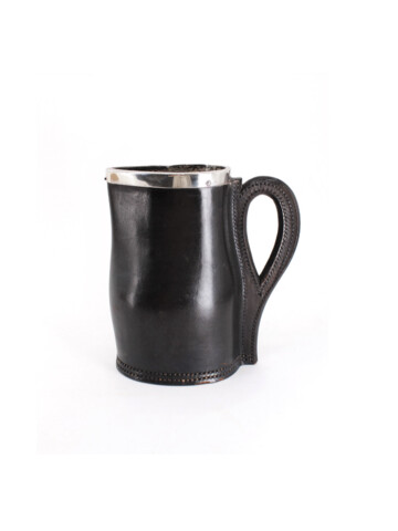 Leather and Silver Pitcher 53173