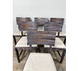 Set of (6) Charles Dudouyt, Cerused Oak Dining Chairs 60142