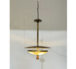 Limited Edition Antique Italian Alabaster and Modern Bronze Chandelier 77915