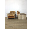 Limited Edition Vintage Leather and Oak Arm Chairs 36947
