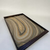 Limited Edition Walnut Tray with Vintage Italian Marbleized Paper 75811