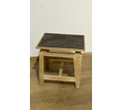 Lucca Studio Jax Oak and Leather Top Side Table 66330