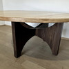 Limited Edition Dining Table with Solid Oak Modernist Base and Top 74427