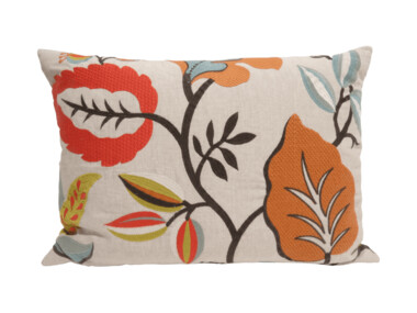 French Embroidery Textile Pillow on Linen 47194