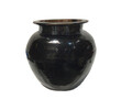 Large Black Glazed Ceramic Vessel from Central Asia 35421