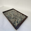 Limited Edition Walnut Tray with Vintage Italian Marbleized Paper 77612