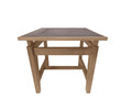 Lucca Studio Jax Oak and Leather Top Side Table 64711