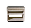 Lucca Studio Paola Night Stand - Leather Top and base 41891