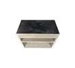 Lucca Studio Paola Night Stand - Leather Top and base 38903