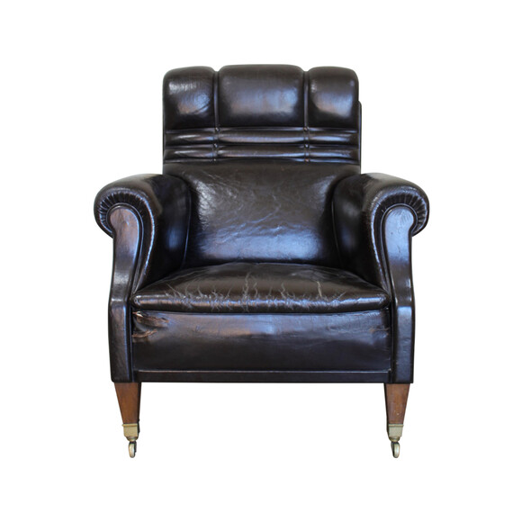 Vintage Danish Leather Arm Chair 42281