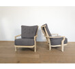Pair of Guillerme & Chambron Oak Arm Chairs 45007