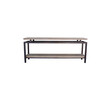 Limited Edition Iron and Oak Console 37399