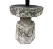 Limited Edition Stone and Wood Side Table 35678