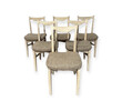 Set of (6) Guillerme & Chambron Oak Dining Chairs 65376