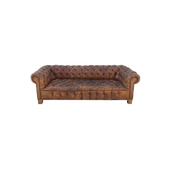 19th Century Leather Chesterfield Sofa 41469