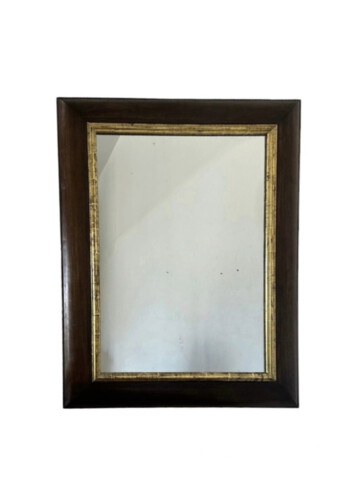 18th Century Gilt Walnut Wood Mirror 74011