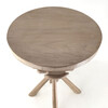Lucca Studio Hazel Walnut Side Table with Base Detail 55431