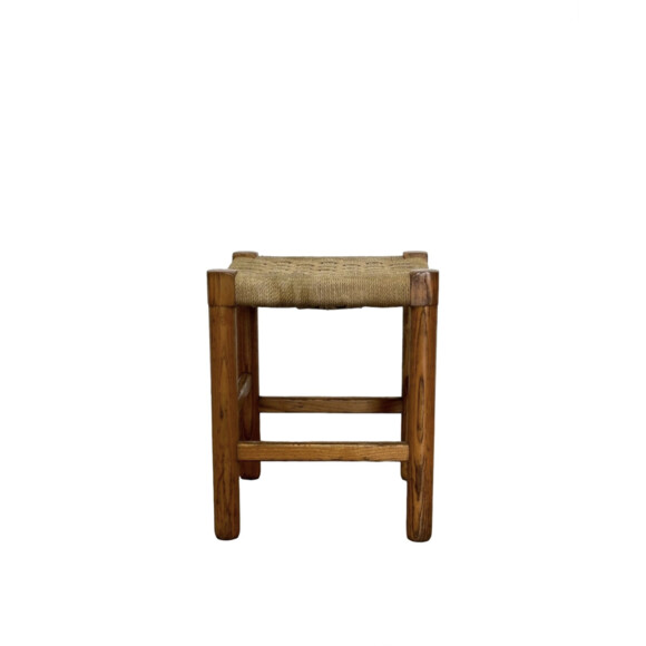 1960's French Rope and Oak Stool 74519