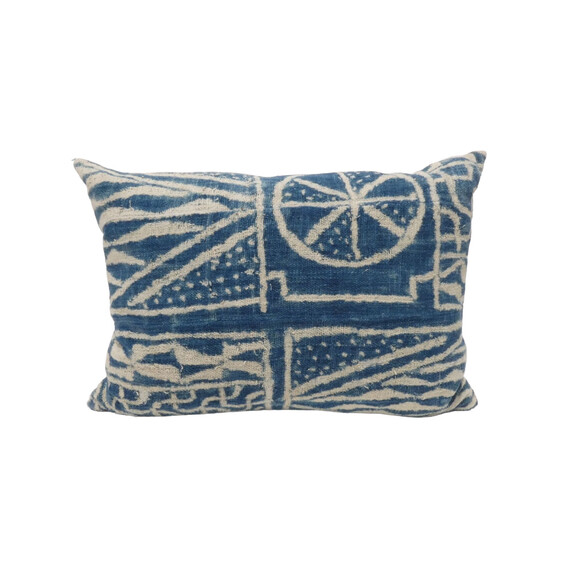 Vintage African Textile Pillow 72085