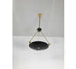 French 1940's Black Metal Chandelier 71130