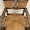 Single 1940's Woven Arm Chair 67171