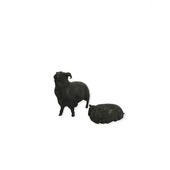 Pair of Sheep in Bronze 71366