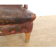 19th Century English Leather Chair 61920