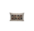 18th Century Turkish Embroidery Silk and Linen Textile Pillow 74801