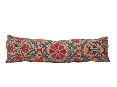 18th Century Turkish Embroidery Lumbar Pillow 45885