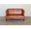 Danish Ole Wanscher Patinated Leather Sofa 66429