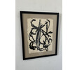 Danish Modernist Ink Wall Art 73532